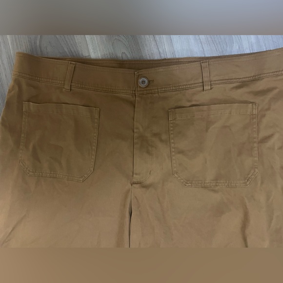 36) Ava & Viv Womens Plus High Rise Regular Crop Cropped WideLeg Pants NWT sz 26 - Picture 5 of 6